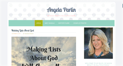 Desktop Screenshot of angelaparlin.com