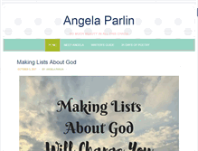 Tablet Screenshot of angelaparlin.com